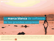 Tablet Screenshot of mantra-internet.es